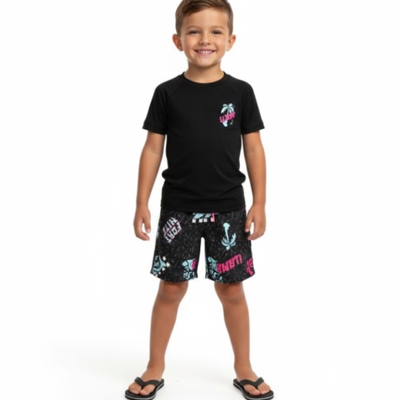 Other - Fortnite Boys Palm Trees Graphic Swim Shorts